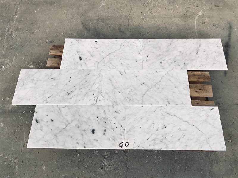 carrara white extra tiles polished