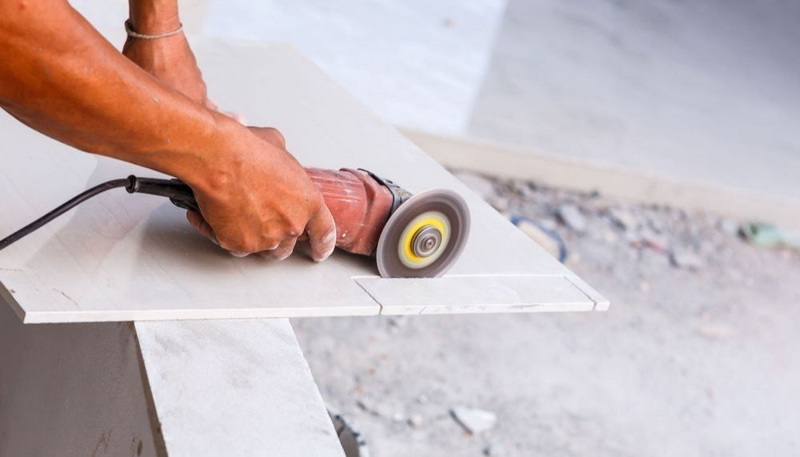 How Do You Cut 1 Inch Around A Porcelain Slab Without Cracking It