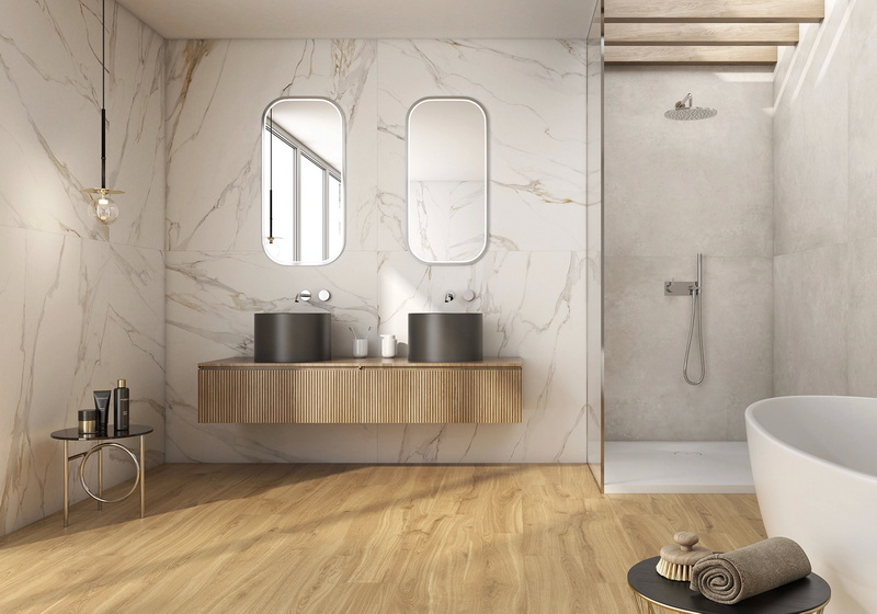 Large Format Porcelain Gold