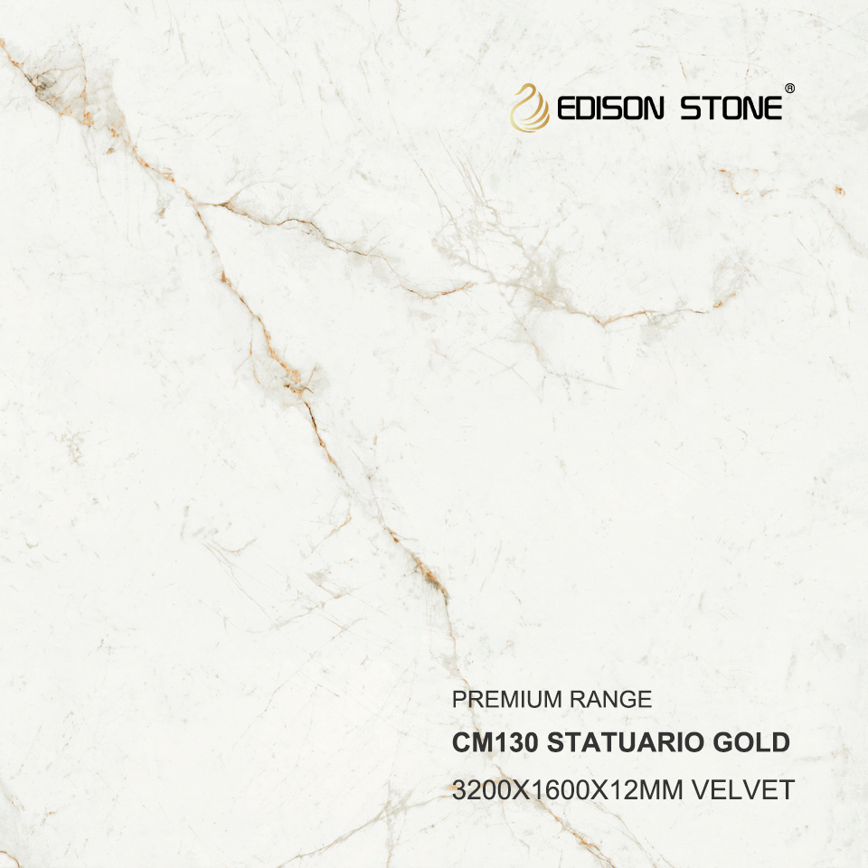 Statuario Gold 12mm