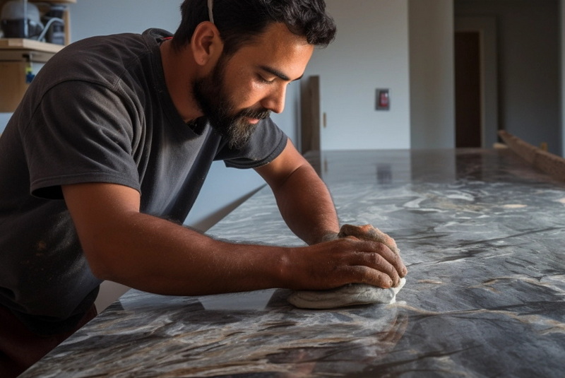Use A Marble Slab To Mull Paint_2
