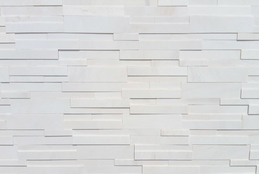 White Stone Tiles For Wall