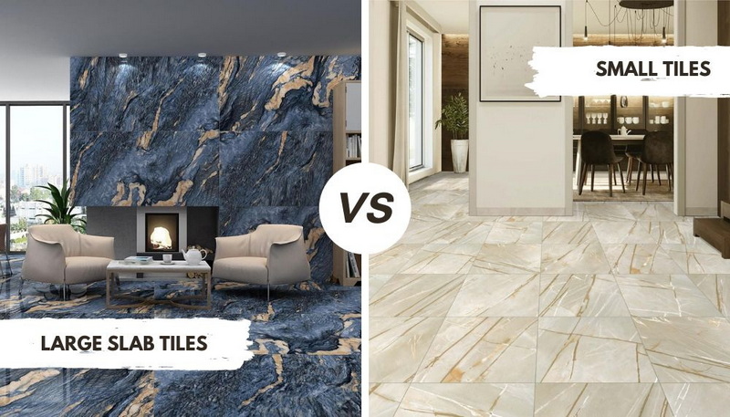 Large Vs Small Slab Porcelain Tiles