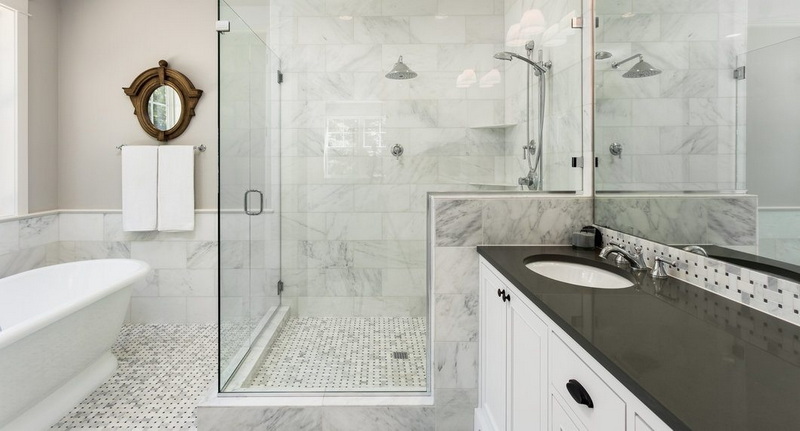 porcelain tile shower
