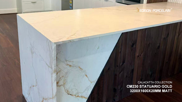 CM230 Statuario Gold 3200X1600X20MM MATT