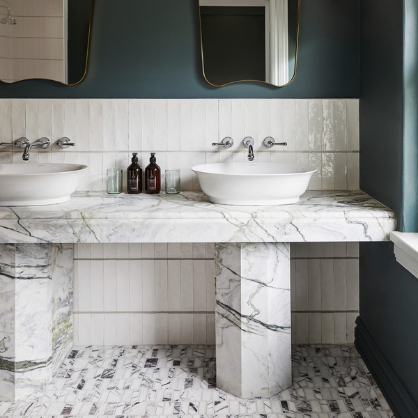 Can Bianco Calacatta Sintered Stone Slab Enhance The Aesthetic of My Bathroom?