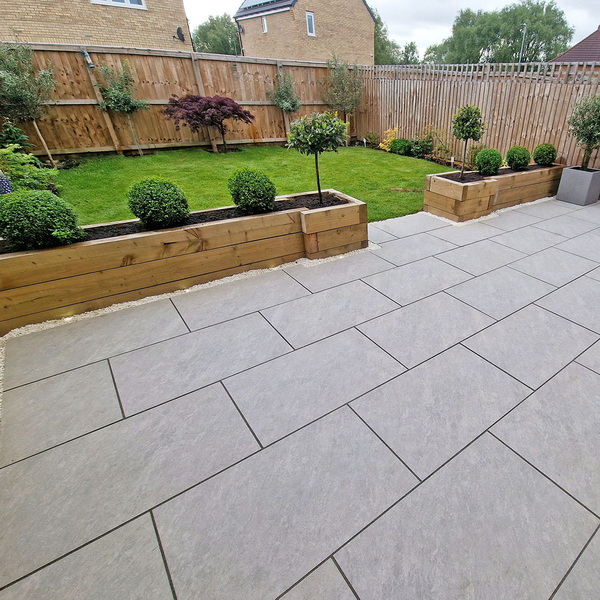 Silver Grey Porcelain Slab Tiles
