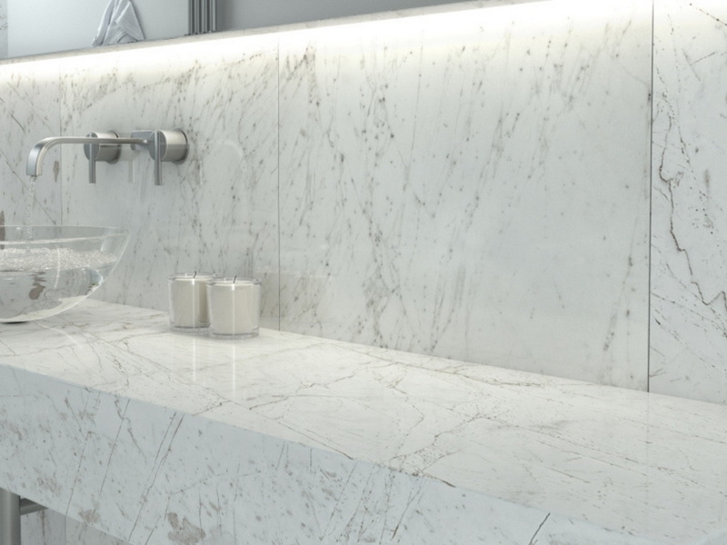 applications of marble natural stone like a bathroom
