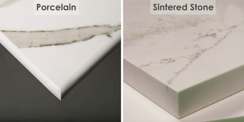 What Are The Key Differences Between Sintered Stone And Porcelain Slabs?