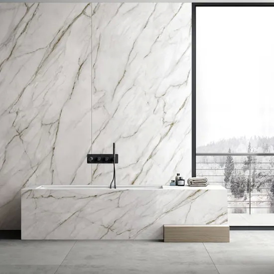 Marble Surface Polished Slab Tiles White Porcelain Slab 