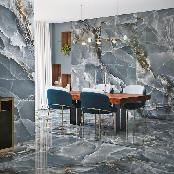 Blue Porcelain Wall Tile