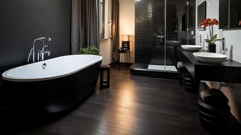 Black Bathroom Tiles