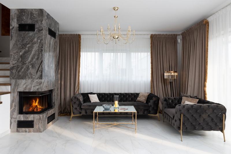 Porcelain Stoneware Fireplace