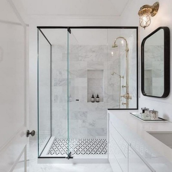 Carrara White Bathroom Tile