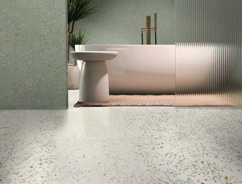 Slaba da cucina in terrazzo