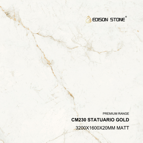Statuario Gold Porcelain