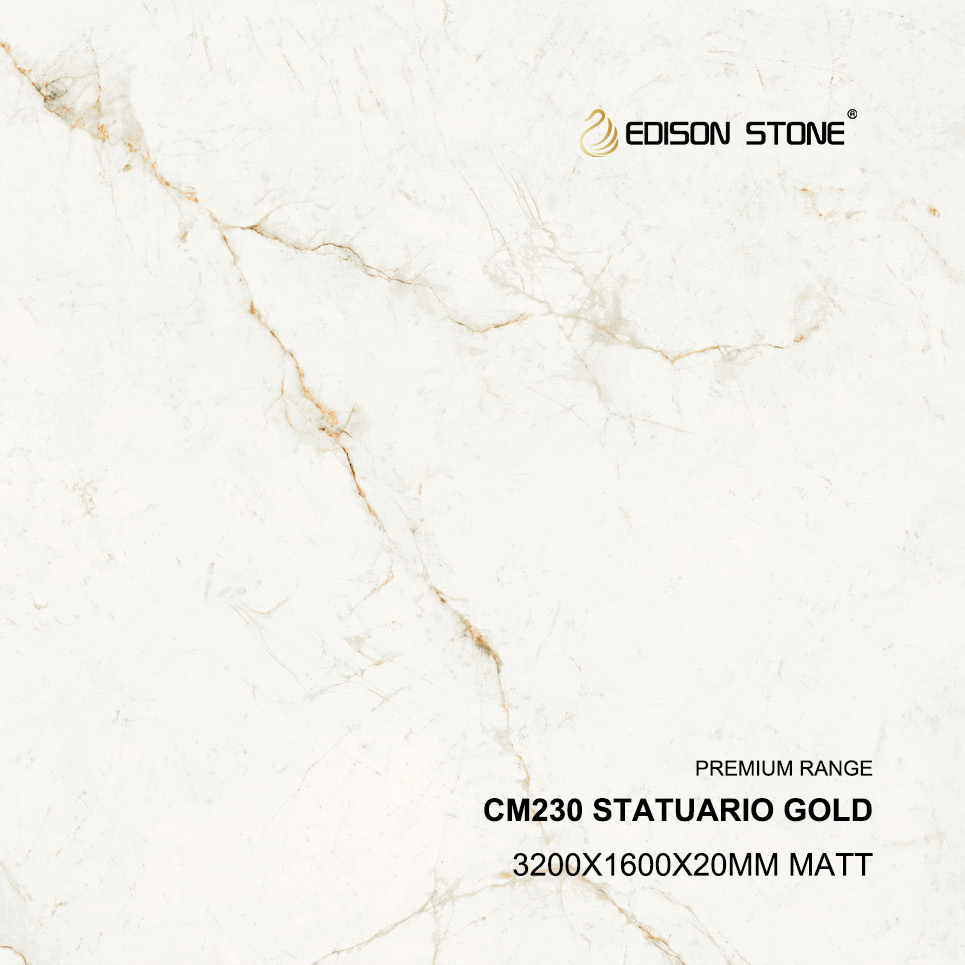 Statuario Gold Porcelain