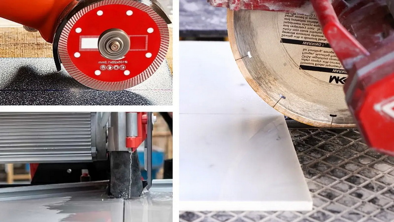 Porcelain Slab tile cutting