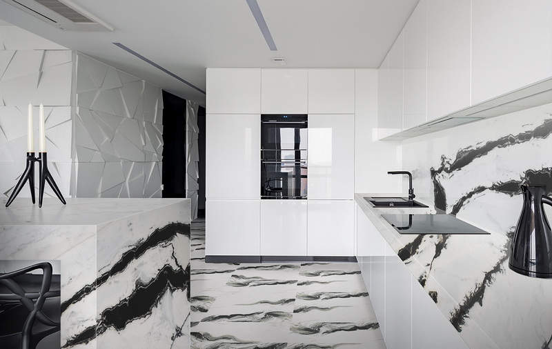 Zoriya Tiled Kitchen Floor