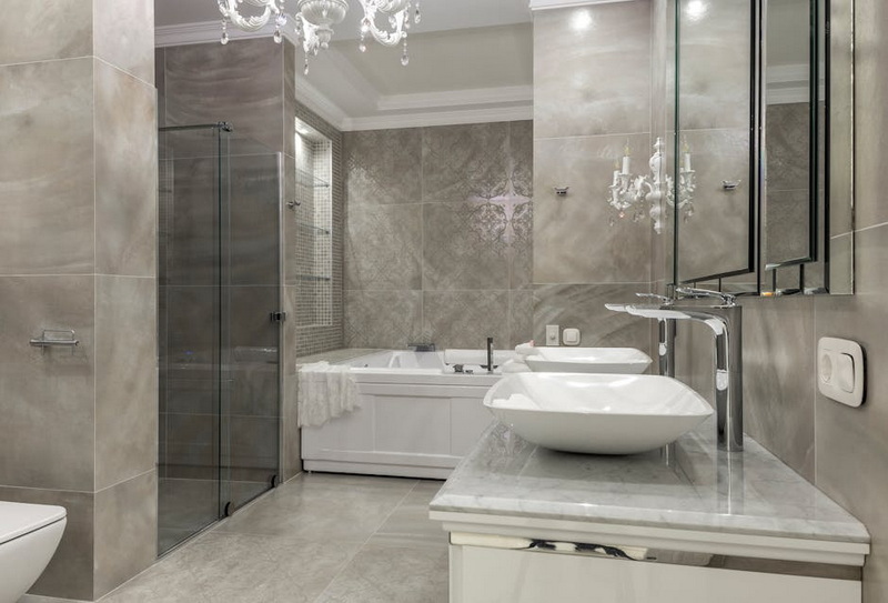 porcelain bathroom floor tiles