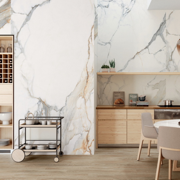 What Makes Calacatta Bellissimo Porcelain Slabs So Popular in Modern Homes?