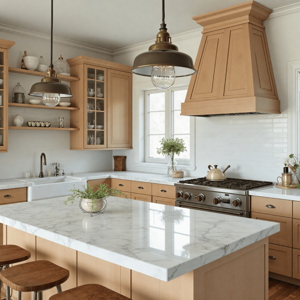 How Do I Match Porcelain Slab Colors with My Cabinets