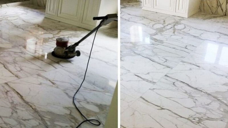 How To Make Weathered Marble Slab Nice Again?