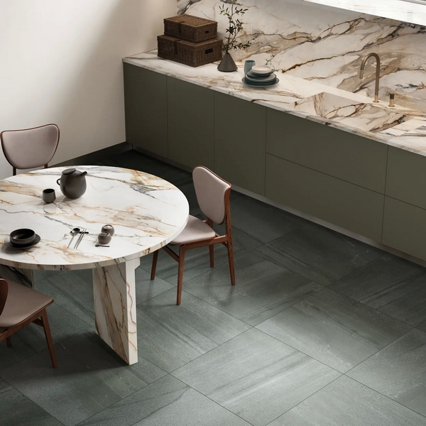 Calacatta Antique Porcelain Slab white and grey