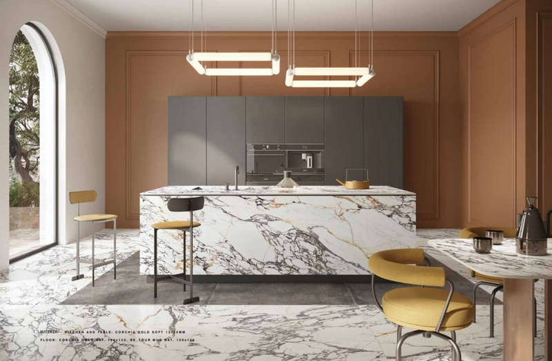 corchia gold Porcelain Slab